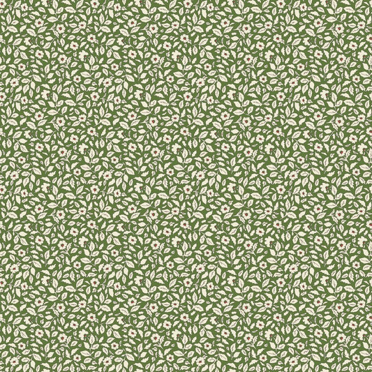 Ditsy Floral Wallpaper - Green - Joules - 128914 - Premier Wallcovering