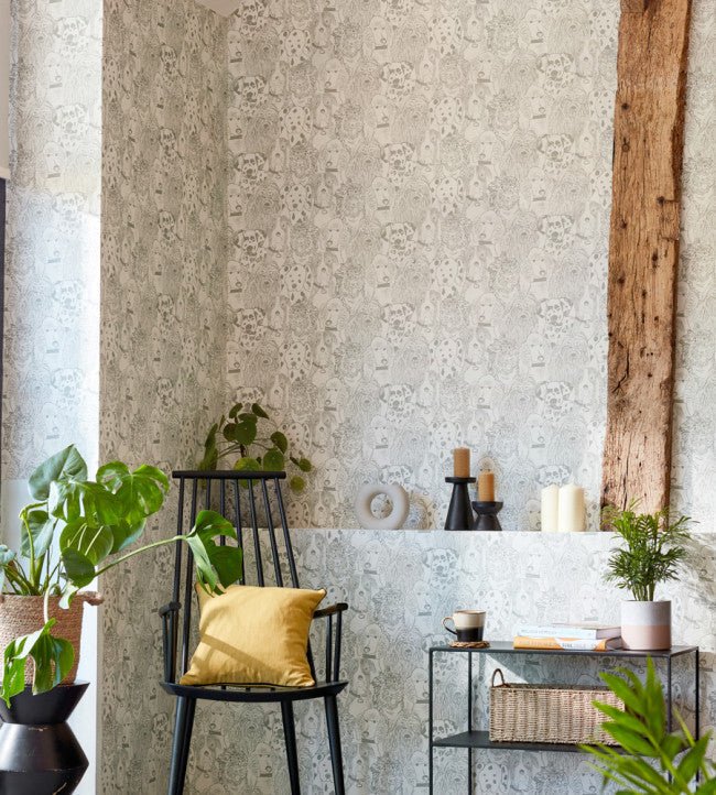 Doggy Day Care Wallpaper - Shadow - NHAW112946 - Scion - Premier Wallcovering