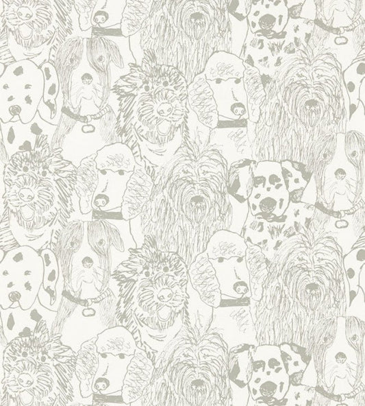 Doggy Day Care Wallpaper - Mustard - NHAW112945 - Scion - Premier Wallcovering