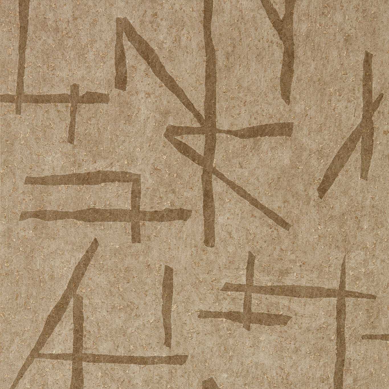 Dolmens Wallpaper - Sandstone / Gold - Harlequin - HDMW113330 - Premier Wallcovering