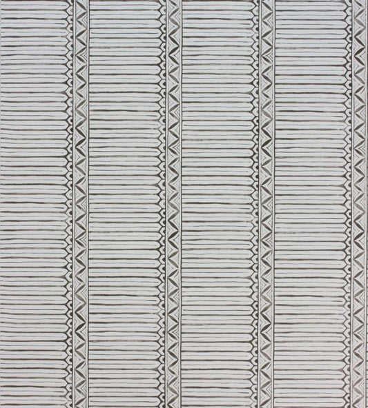 Domiers Wallpaper - Charcoal/Ivory - Nina Campbell - NCW4307 - 01 - Premier Wallcovering