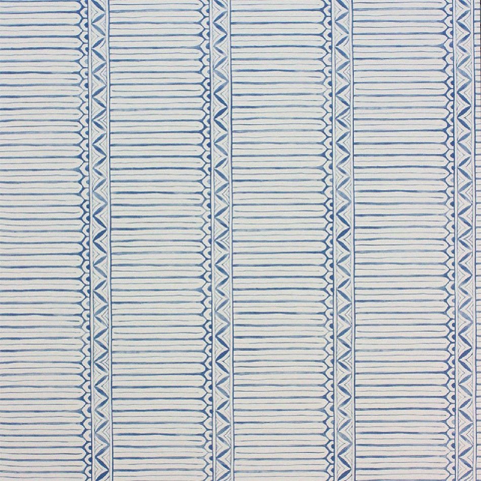 Domiers Wallpaper - Indigo/Ivory - Nina Campbell - NCW4307-04 - Premier Wallcovering
