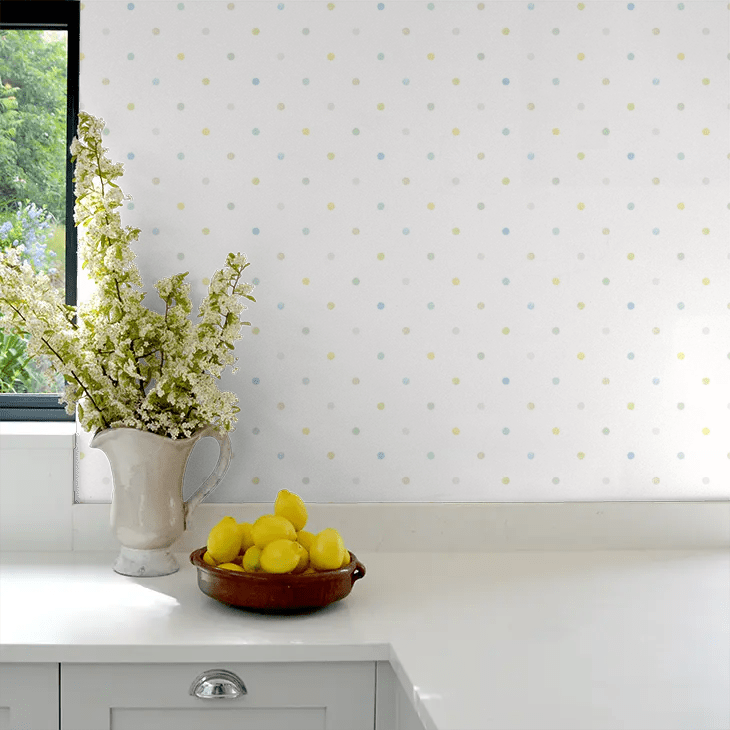 Doodle Spot Wallpaper - Sky - Ohpopsi - WGU50154W - Premier Wallcovering