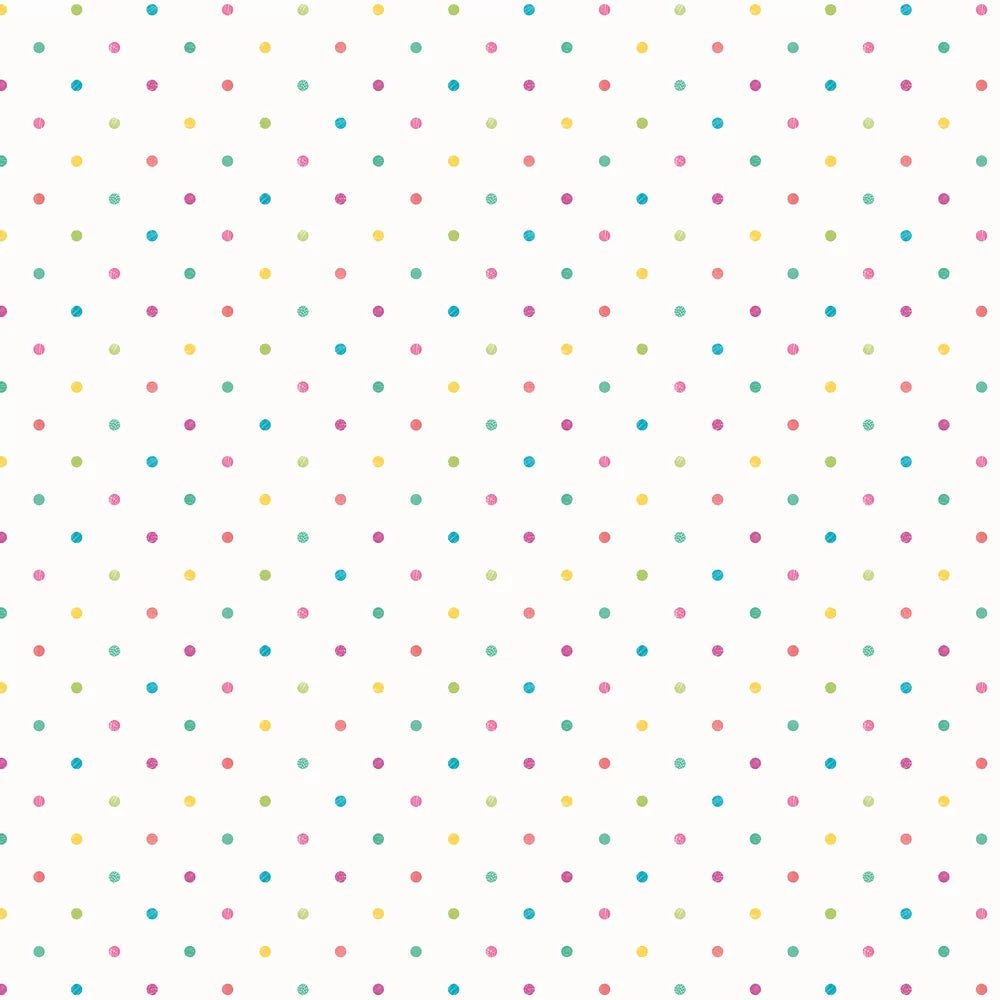 Doodle Spot Wallpaper - Emerald & Cerise - Ohpopsi - WGU50156W - Premier Wallcovering