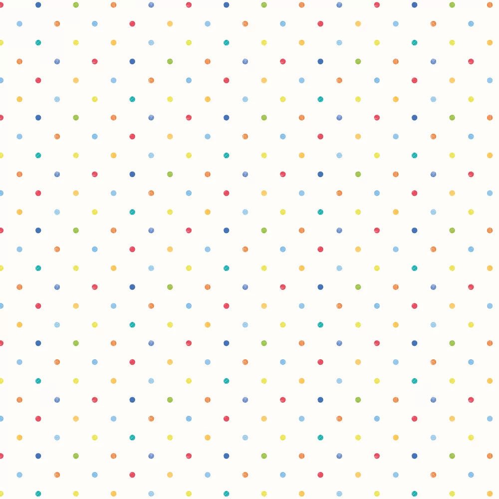 Doodle Spot Wallpaper - Royal Bright - Ohpopsi - WGU50157W - Premier Wallcovering