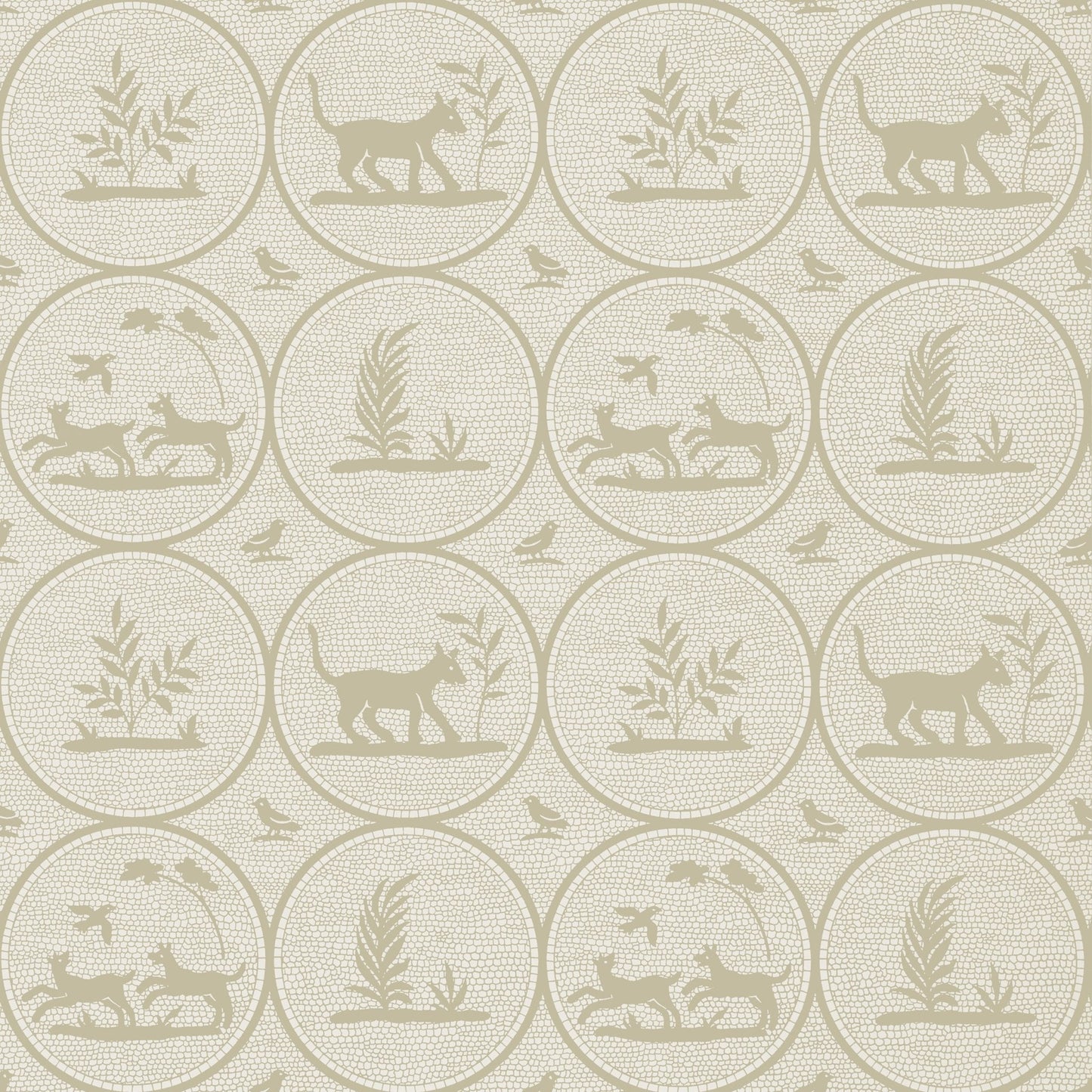 Dooley Wallpaper - Beige - Thibaut - T14350 - Premier Wallcovering