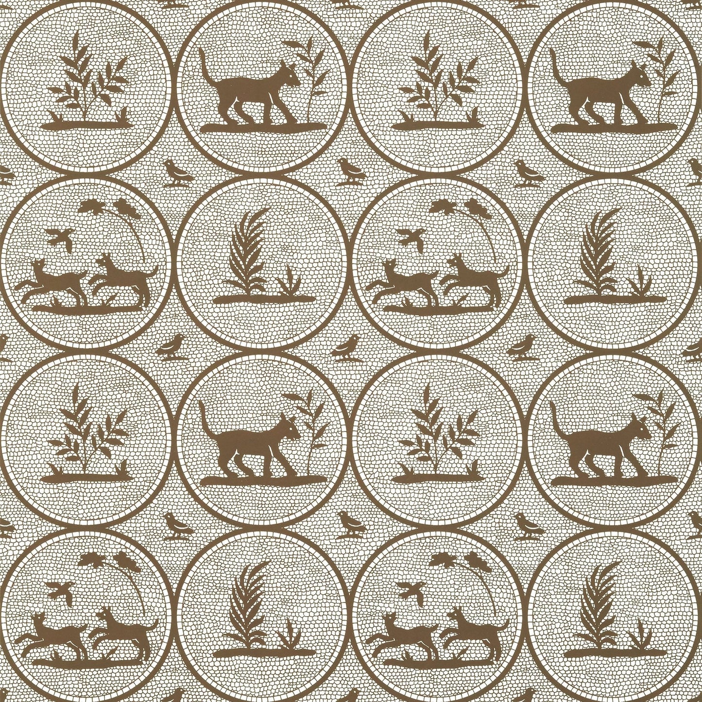 Dooley Wallpaper - Brown - Thibaut - T14349 - Premier Wallcovering