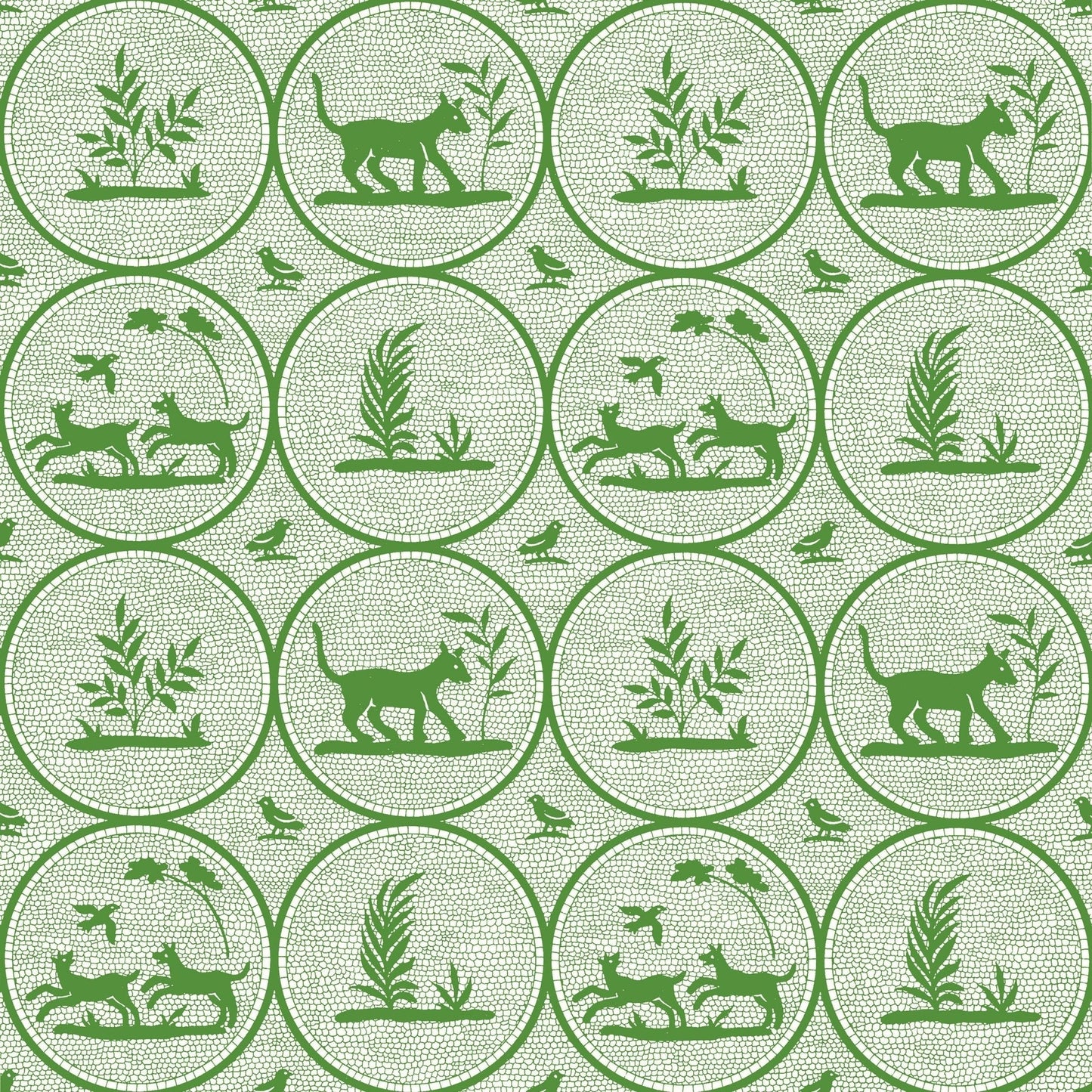 Dooley Wallpaper - Green - Thibaut - T14351 - Premier Wallcovering