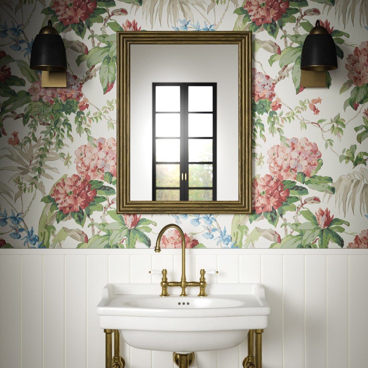 Dorchester Wallpaper - Coral - Warner House - Premier Wallcovering