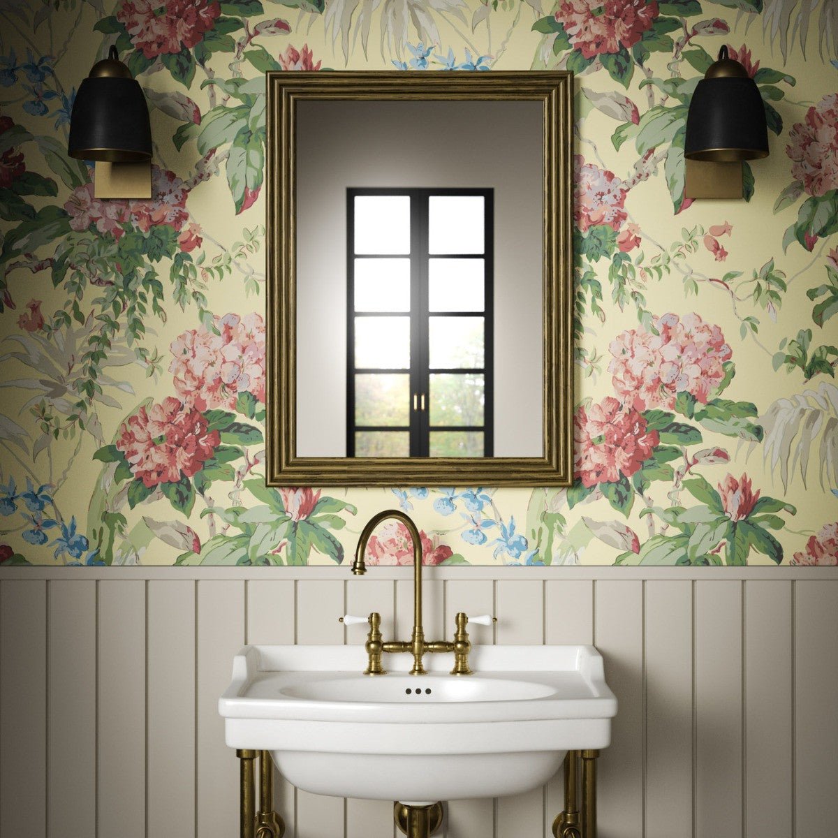 Dorchester Wallpaper - Sunlight - Warner House - Premier Wallcovering