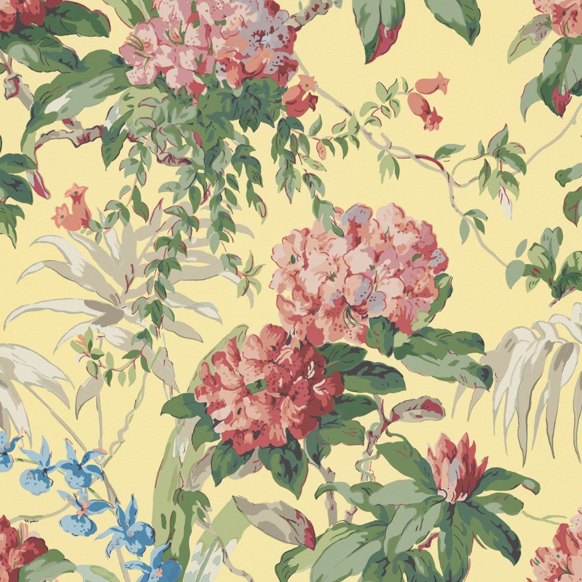 Dorchester Wallpaper - Sunlight - Warner House - Premier Wallcovering