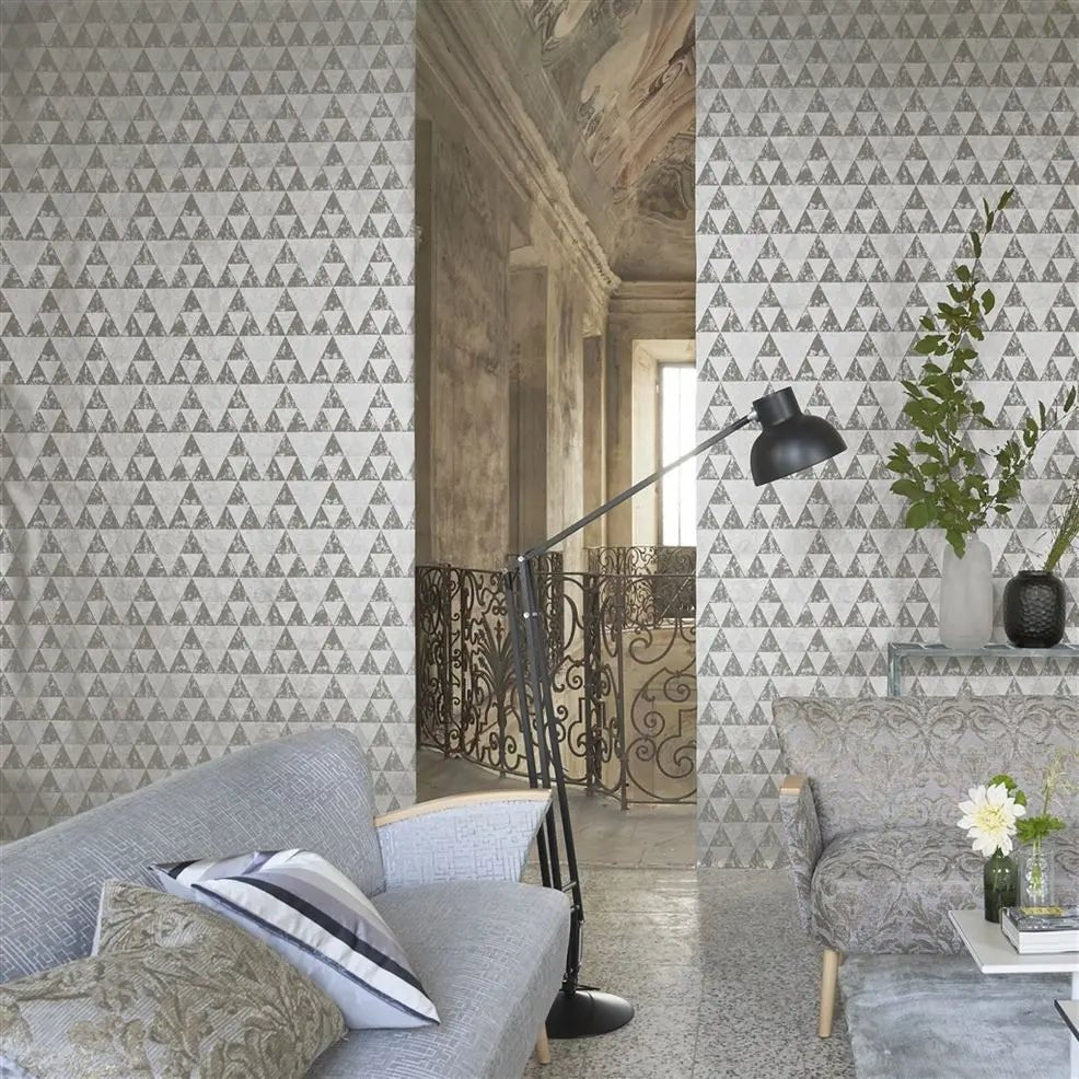 Dorsoduro Wallpaper - Silver - Designers Guild - PDG1091/03 - Premier Wallcovering