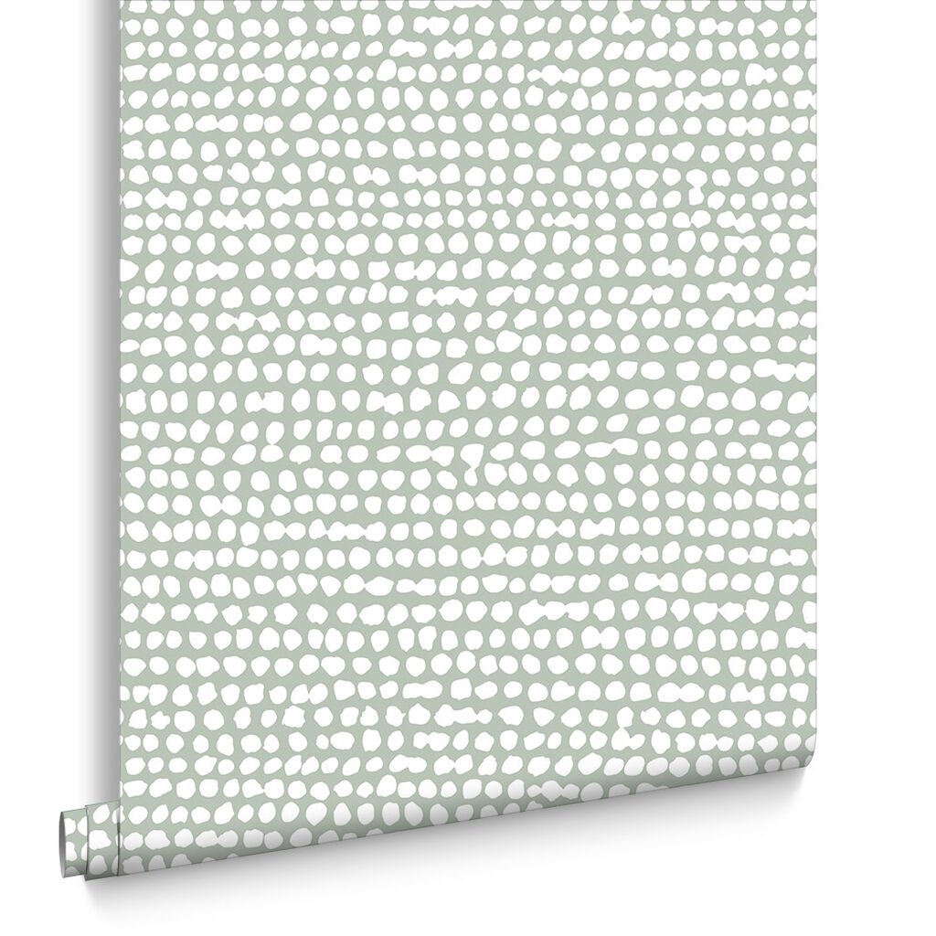 Dots Wallpaper - Green - Graham & Brown - 104537 - Premier Wallcovering