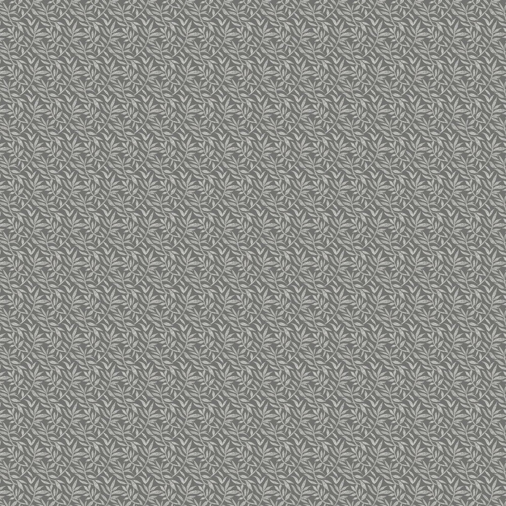 Dotty Leaf Wallpaper - Charcoal - Ohpopsi - RON50144W - Premier Wallcovering