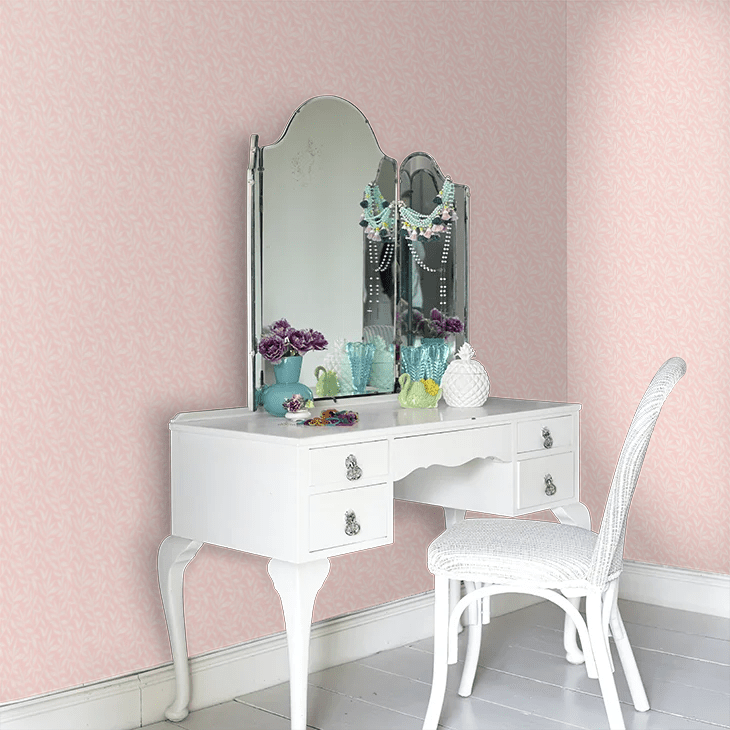 Dotty Leaf Wallpaper - Blossom - Ohpopsi - RON50137W - Premier Wallcovering