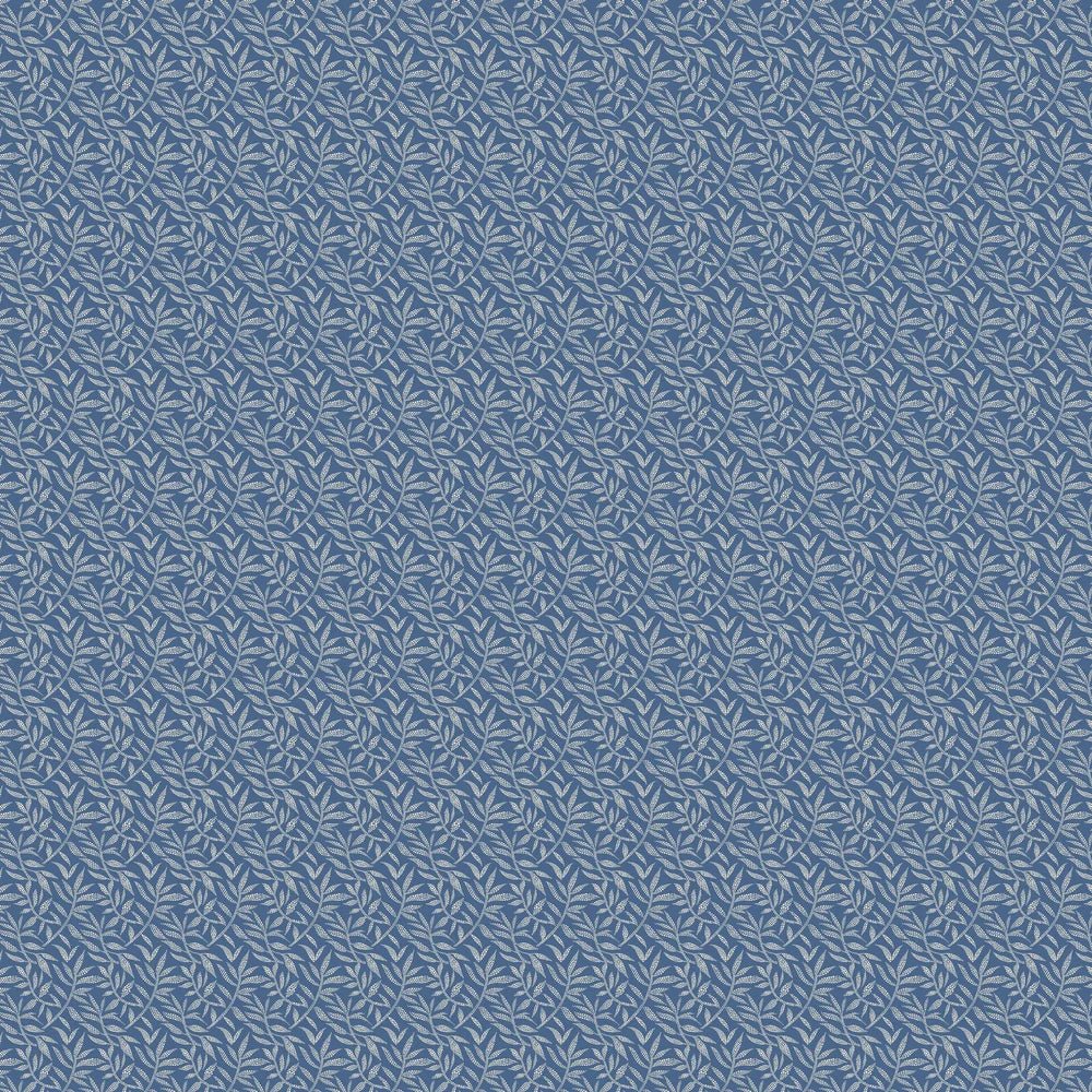 Dotty Leaf Wallpaper - Royal - Ohpopsi - RON50143W - Premier Wallcovering