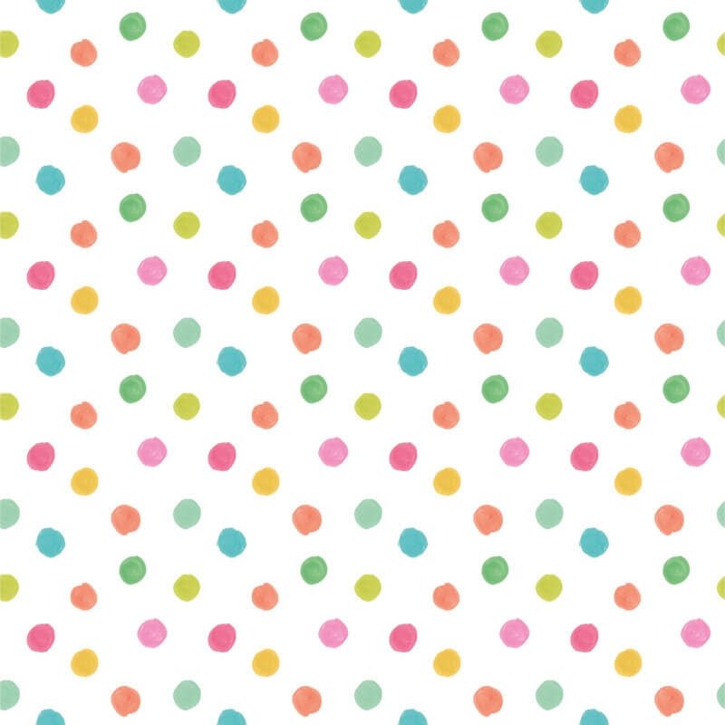 Dotty Wallpaper - Juicy Fruit - Hoopla Walls - HWA1317W - Premier Wallcovering