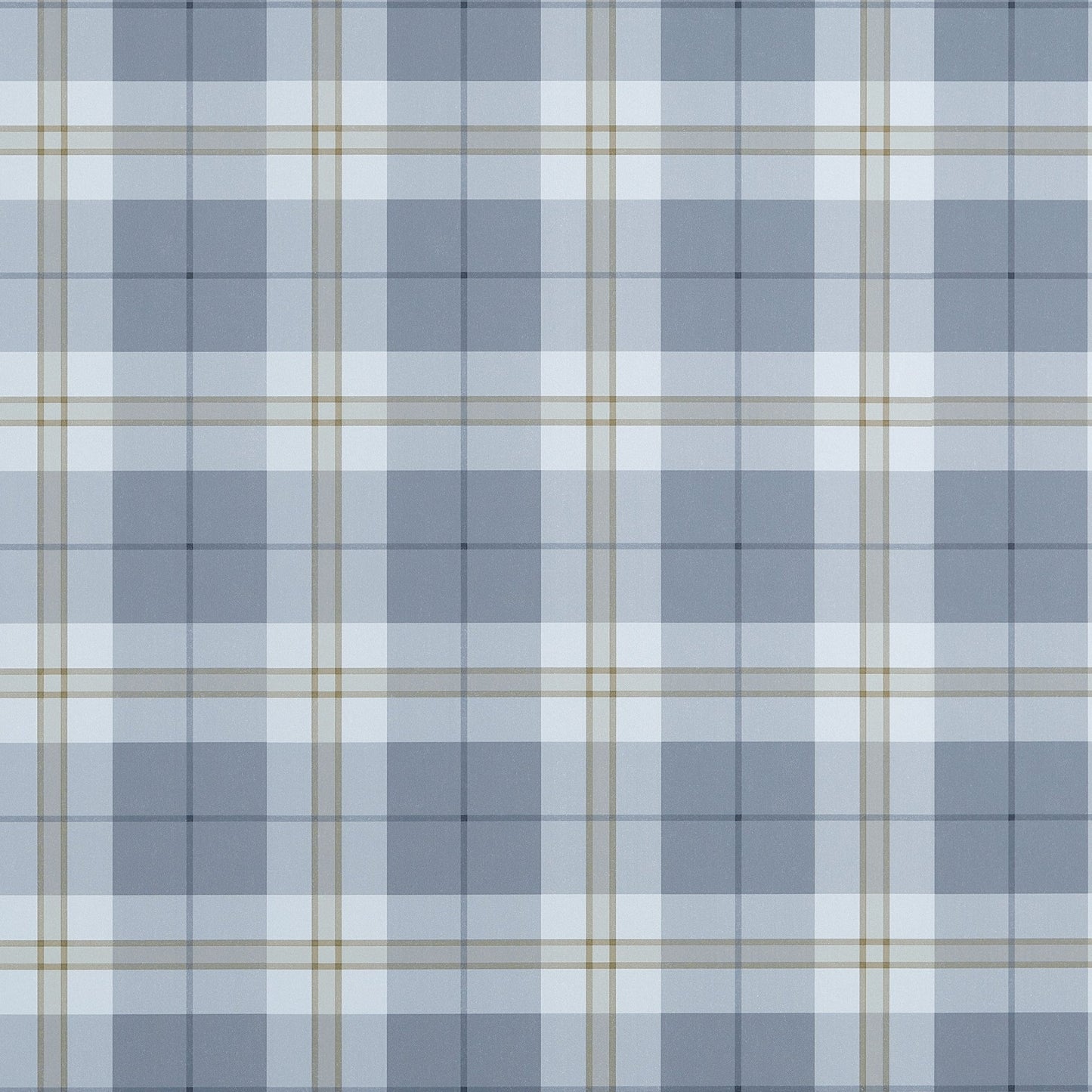 Douglas Plaid Wallpaper - Slate - Thibaut - T44069 - Premier Wallcovering