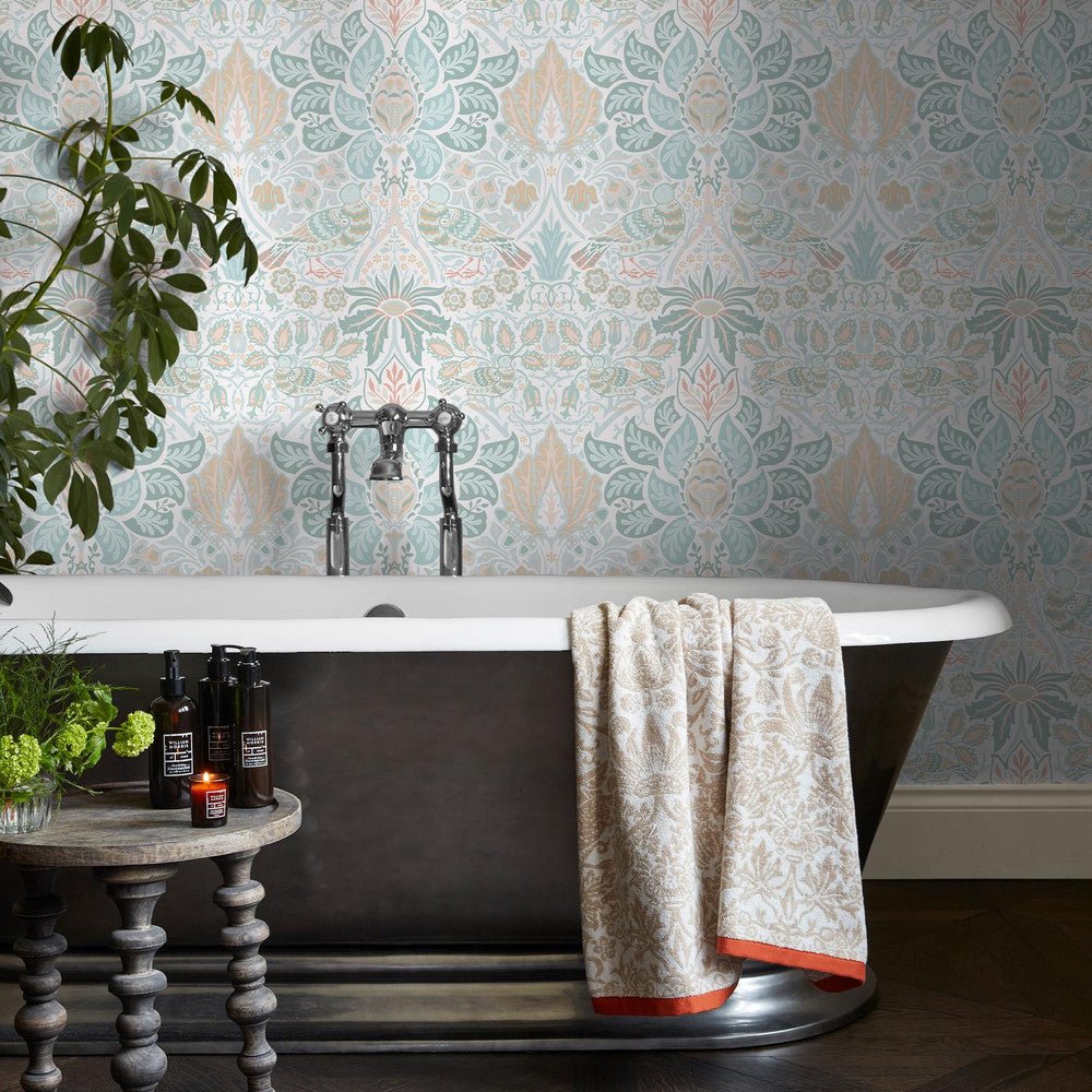 Dove & Rose Wallpaper - Haze - 140479 - William Morris - Premier Wallcovering