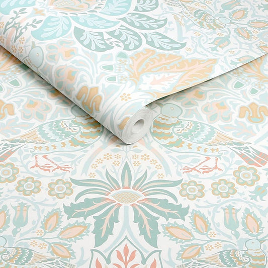 Dove & Rose Wallpaper - Haze - 140479 - William Morris - Premier Wallcovering