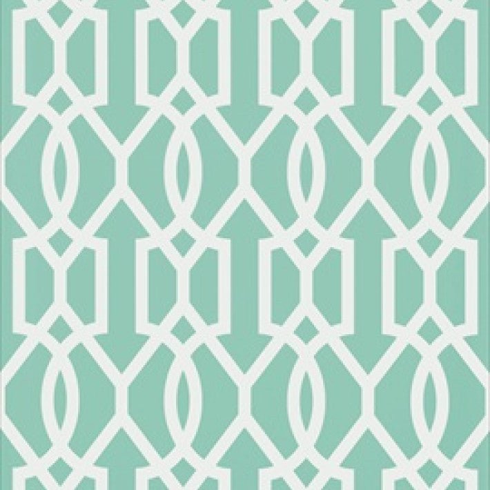 Downing Gate Wallpaper - Turquoise - Thibaut - T16046 - Premier Wallcovering