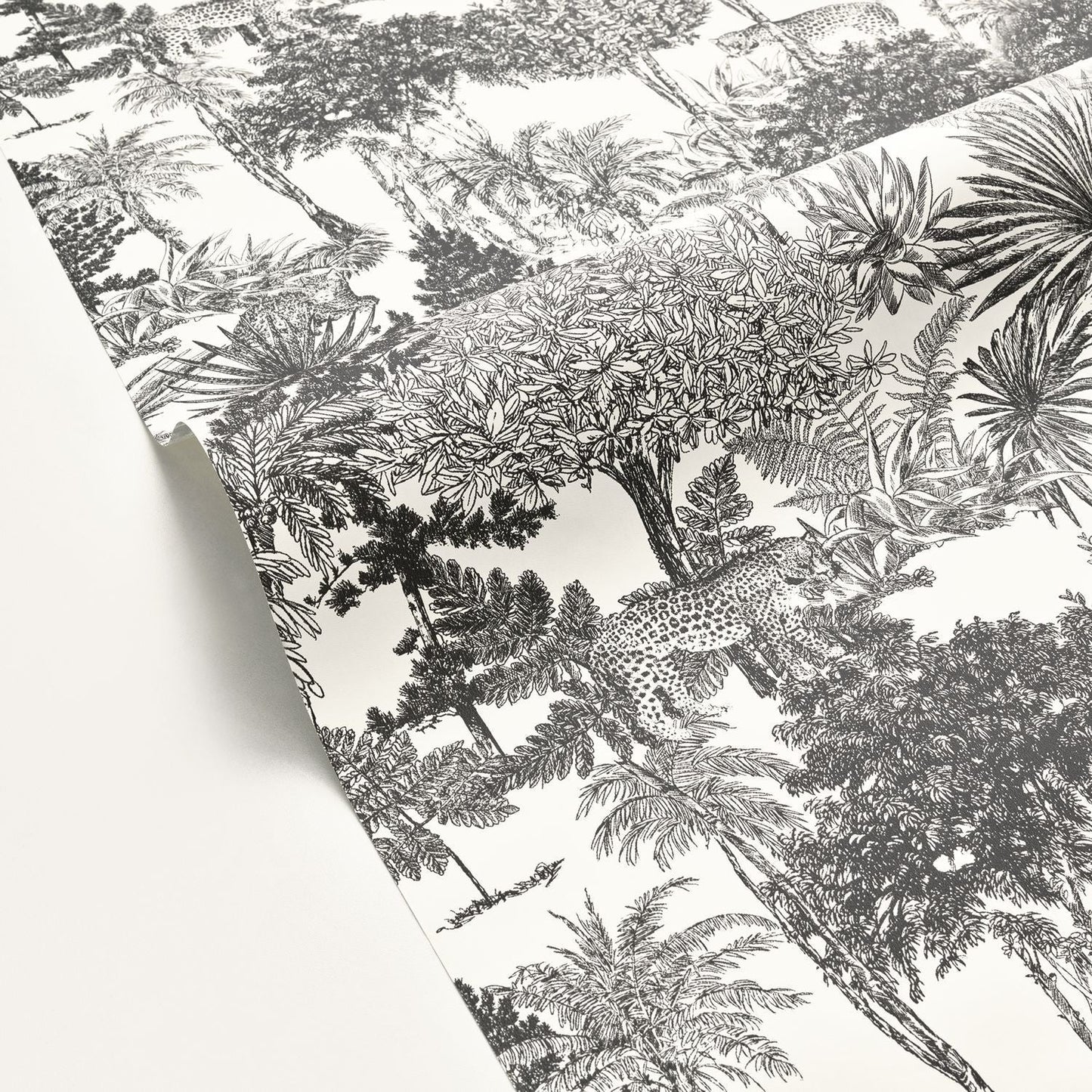 Dream Forest Wallpaper - Blanc Noir - Caselio - 104280974 - Premier Wallcovering
