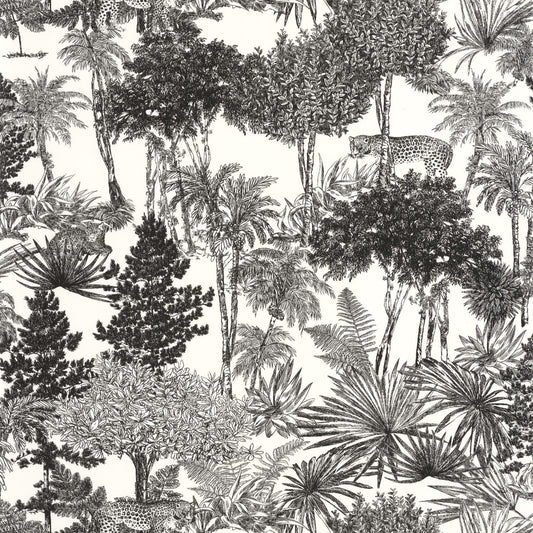 Dream Forest Wallpaper - Blanc Noir - Caselio - 104280974 - Premier Wallcovering