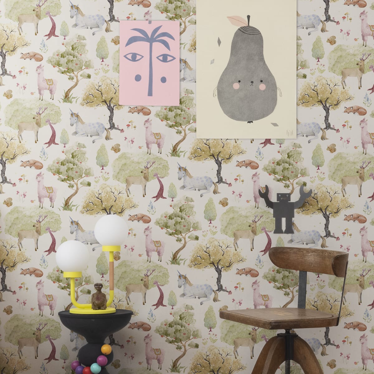 Dreamland Wallpaper - Sand - Rebel Walls - R18051 - Premier Wallcovering