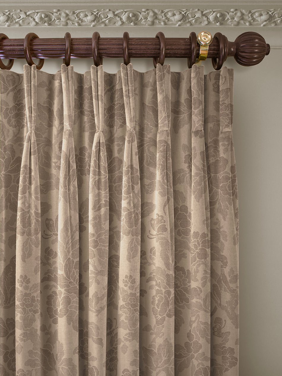 Drunken Monkey Recycled Velvet Fabric - Nut Blush City - Divine Savages - DVS178-DMKY-BLUSH-VEL-MET - Premier Wallcovering