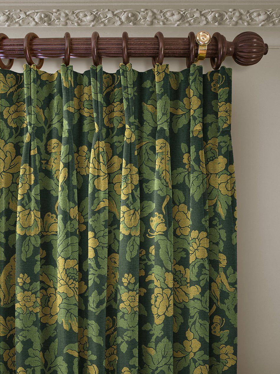 Drunken Monkey Recycled Velvet Fabric - Jungle - Divine Savages - DVS156-DMKY-JUNG-VEL-MET - Premier Wallcovering