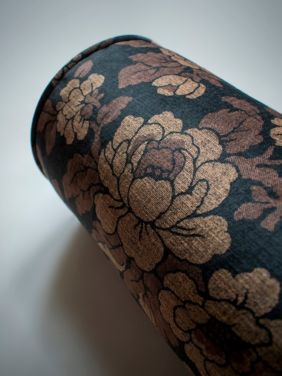Drunken Monkey Recycled Velvet Fabric - Black Gold - Divine Savages - DVS153-DMKY-BLK-GLD-VEL-MET - Premier Wallcovering