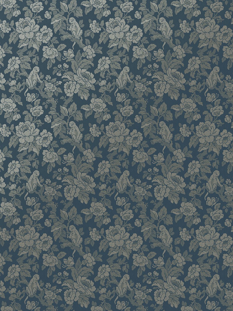 Drunken Monkey Wallpaper - Midnight Gold - Divine Savages - DVS155-DMKY-MDN-GLD-WR - Premier Wallcovering