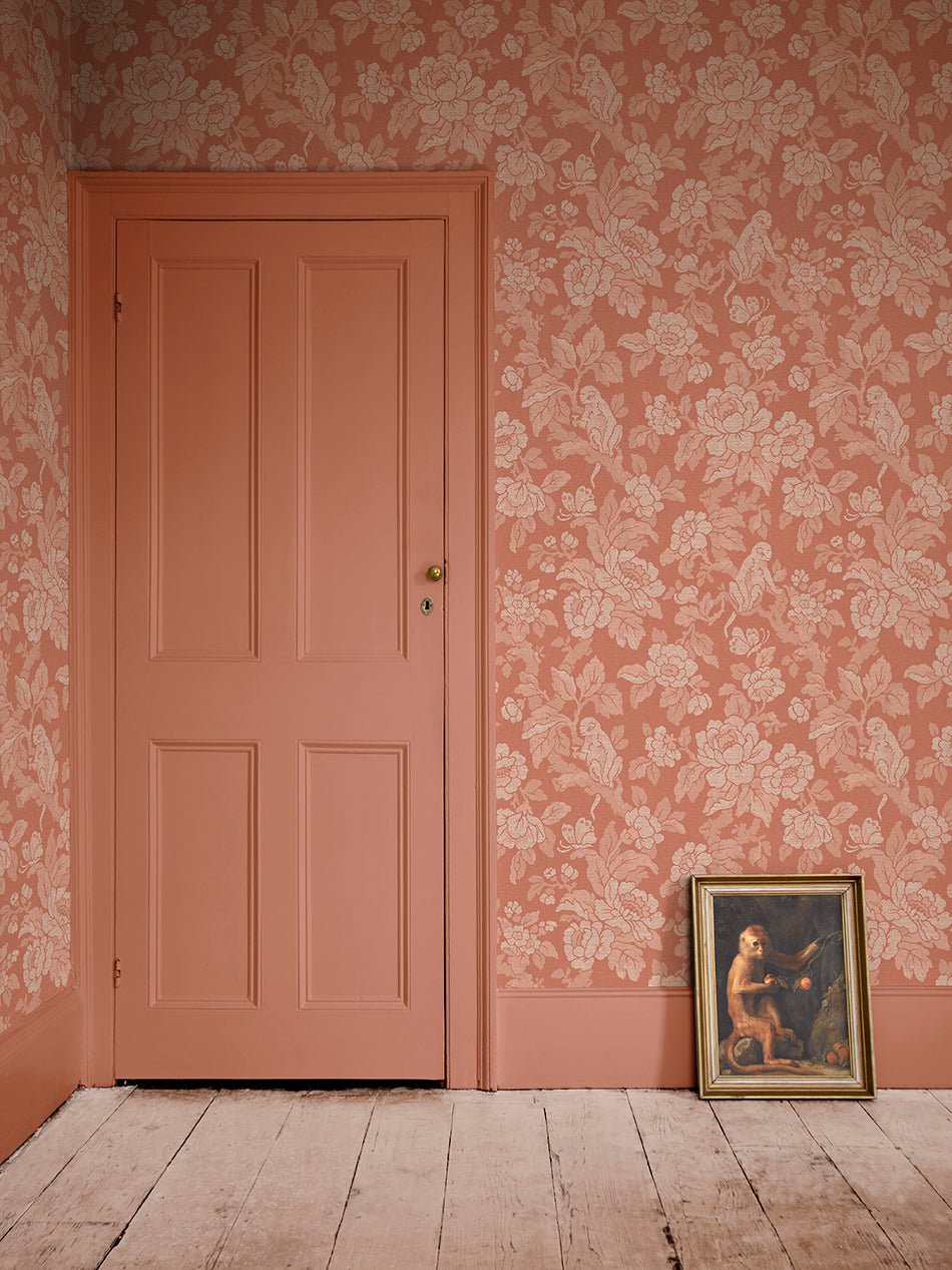 Drunken Monkey Wallpaper - Melon - Divine Savages - DVS157-DMKY-MELO-WR - Premier Wallcovering