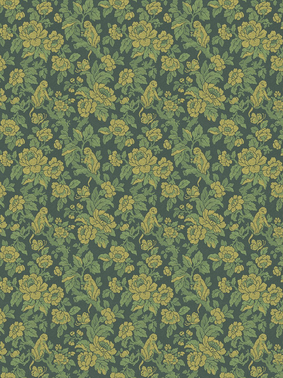 Drunken Monkey Wallpaper - Jungle - Divine Savages - DVS156-DMKY-JUNG-WR - Premier Wallcovering