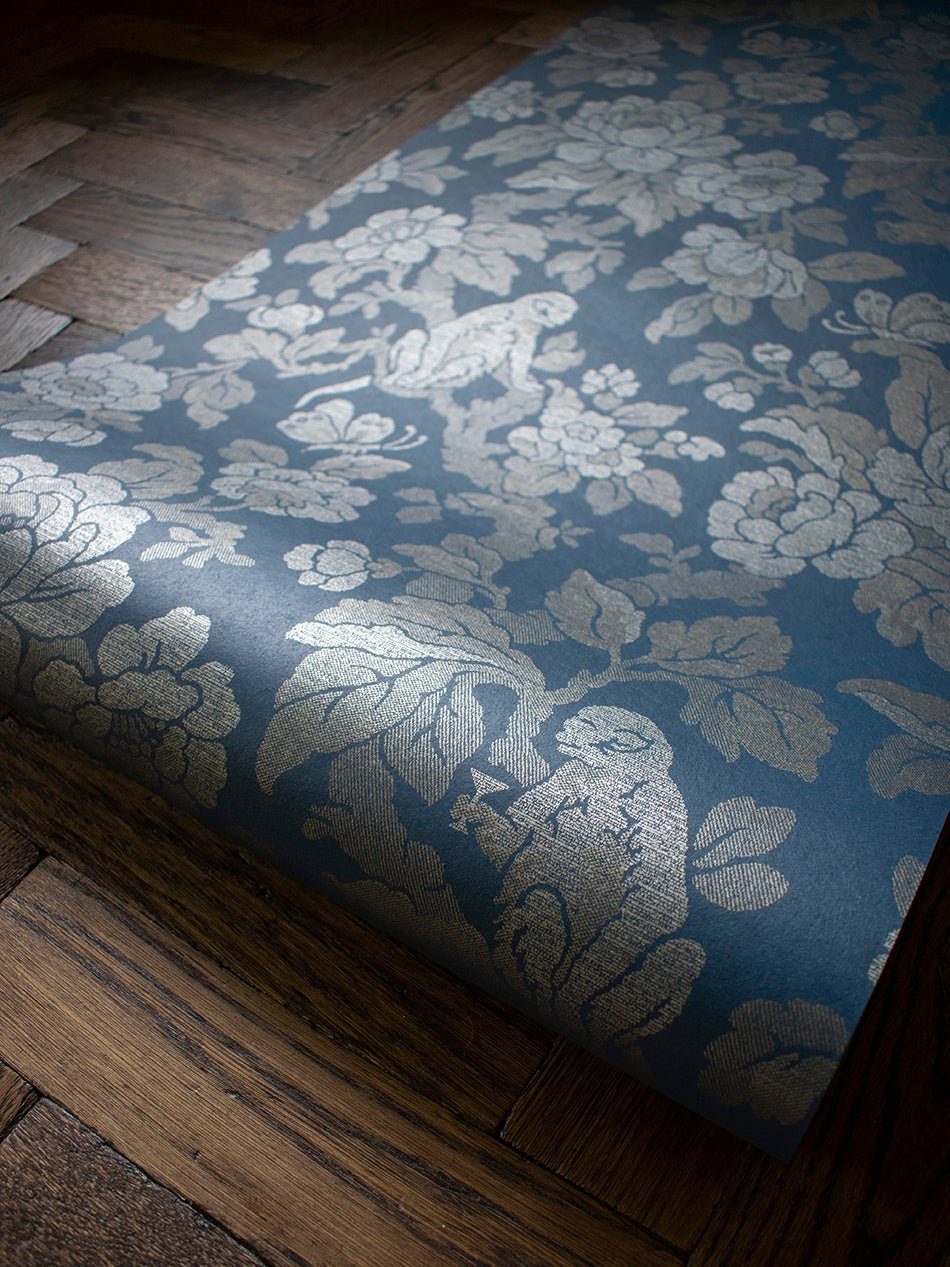 Drunken Monkey Wallpaper - Midnight Gold - Divine Savages - DVS155-DMKY-MDN-GLD-WR - Premier Wallcovering