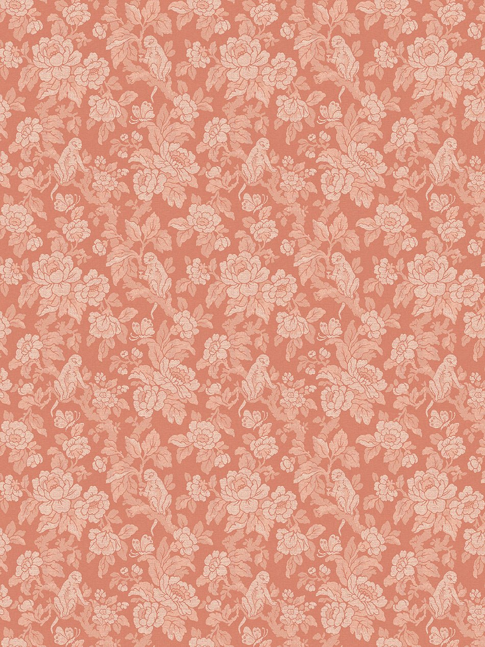 Drunken Monkey Wallpaper - Melon - Divine Savages - DVS157-DMKY-MELO-WR - Premier Wallcovering