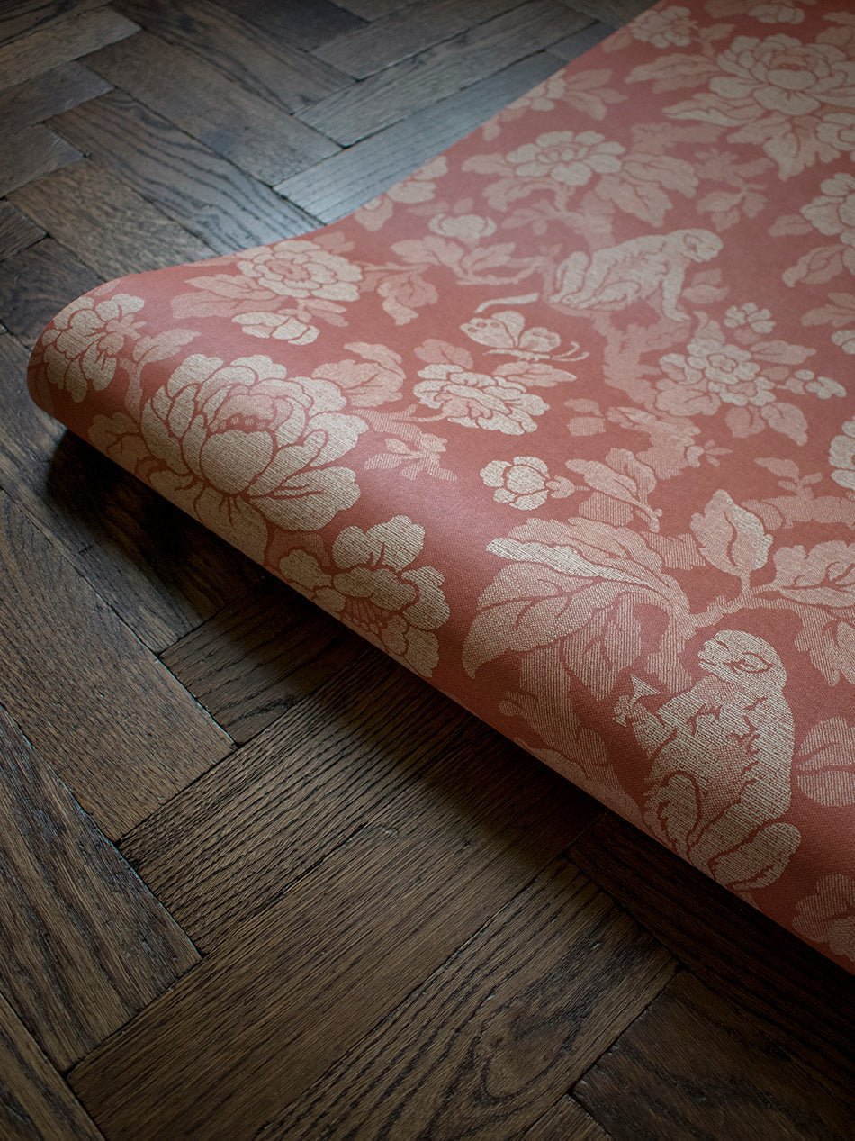 Drunken Monkey Wallpaper - Melon - Divine Savages - DVS157-DMKY-MELO-WR - Premier Wallcovering