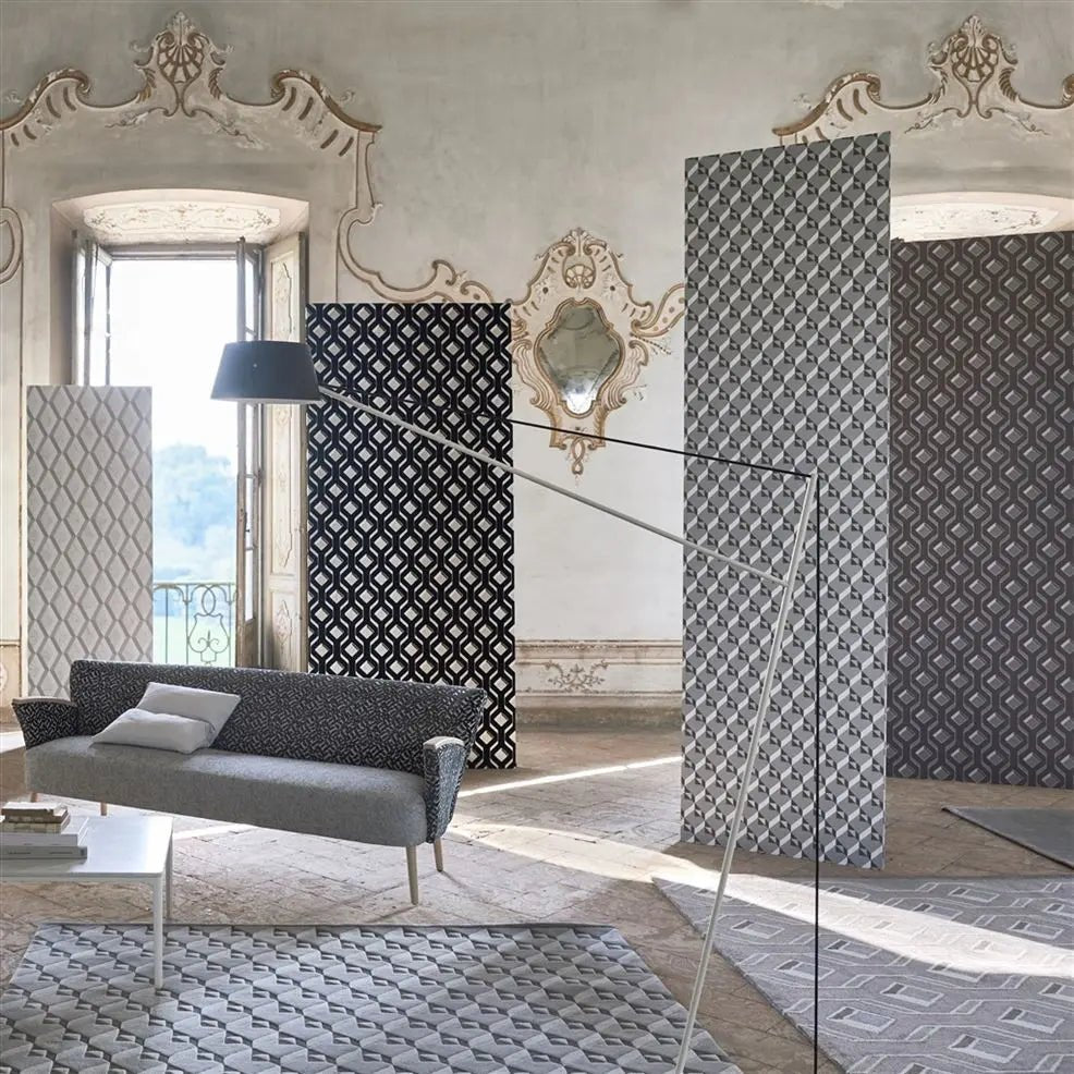 Dufrene Wallpaper - Noir - Designers Guild - PDG1055/07 - Premier Wallcovering