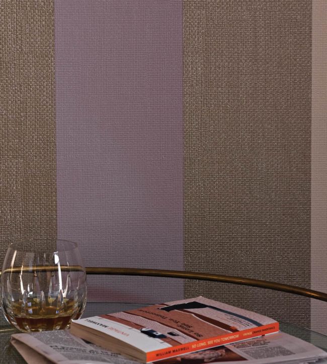 Dulwich Stripe Vinyl Wallpaper - Pale Gilver/Buttermilk - Osborne & Little - W6334-03 - Premier Wallcovering