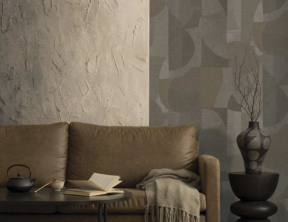 Dune Wallpaper - Noir/Mocha - Holden Décor - 66119 - Premier Wallcovering