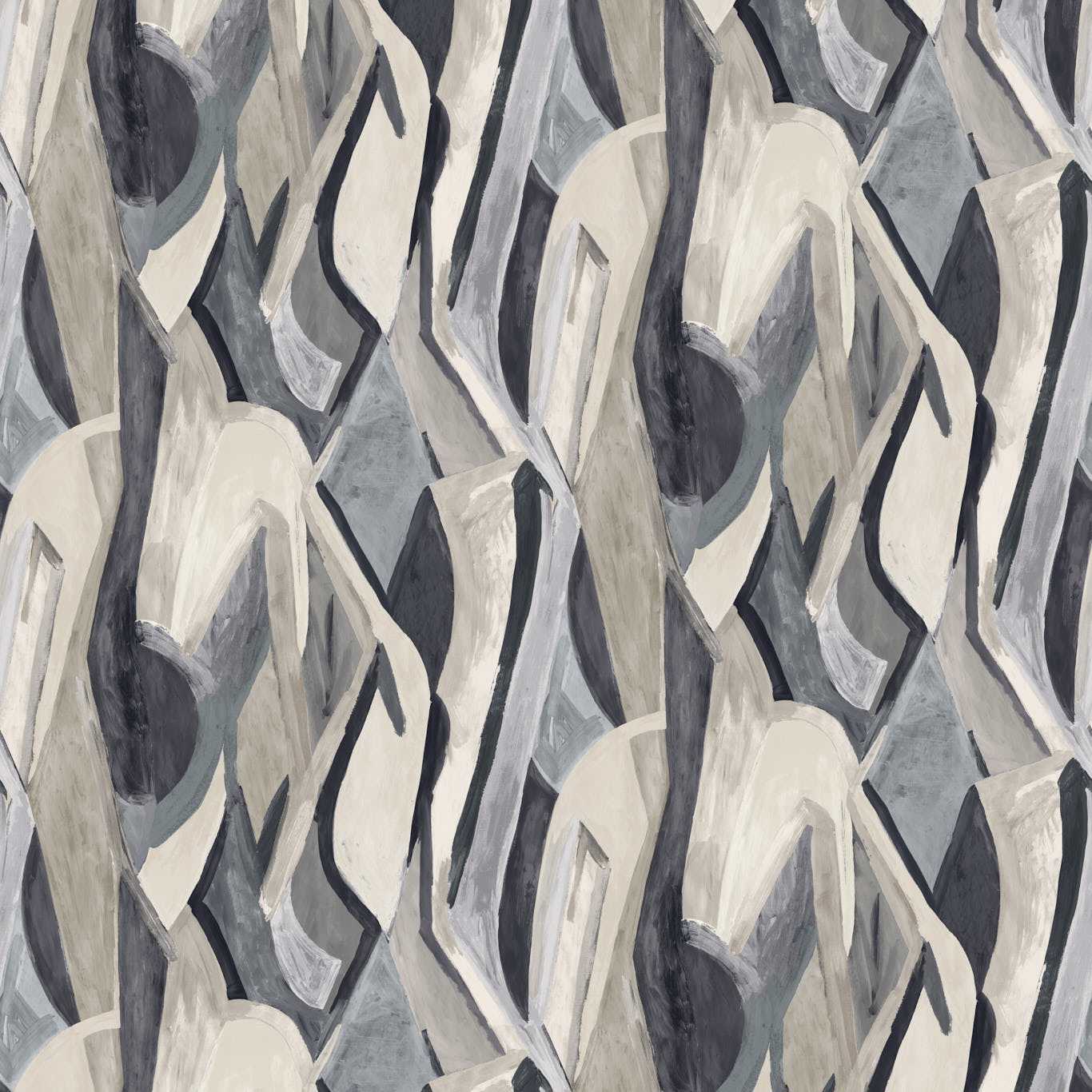 Dynamic Wallpaper - Noir Banner - Clarke & Clarke - W0231/02 - Premier Wallcovering