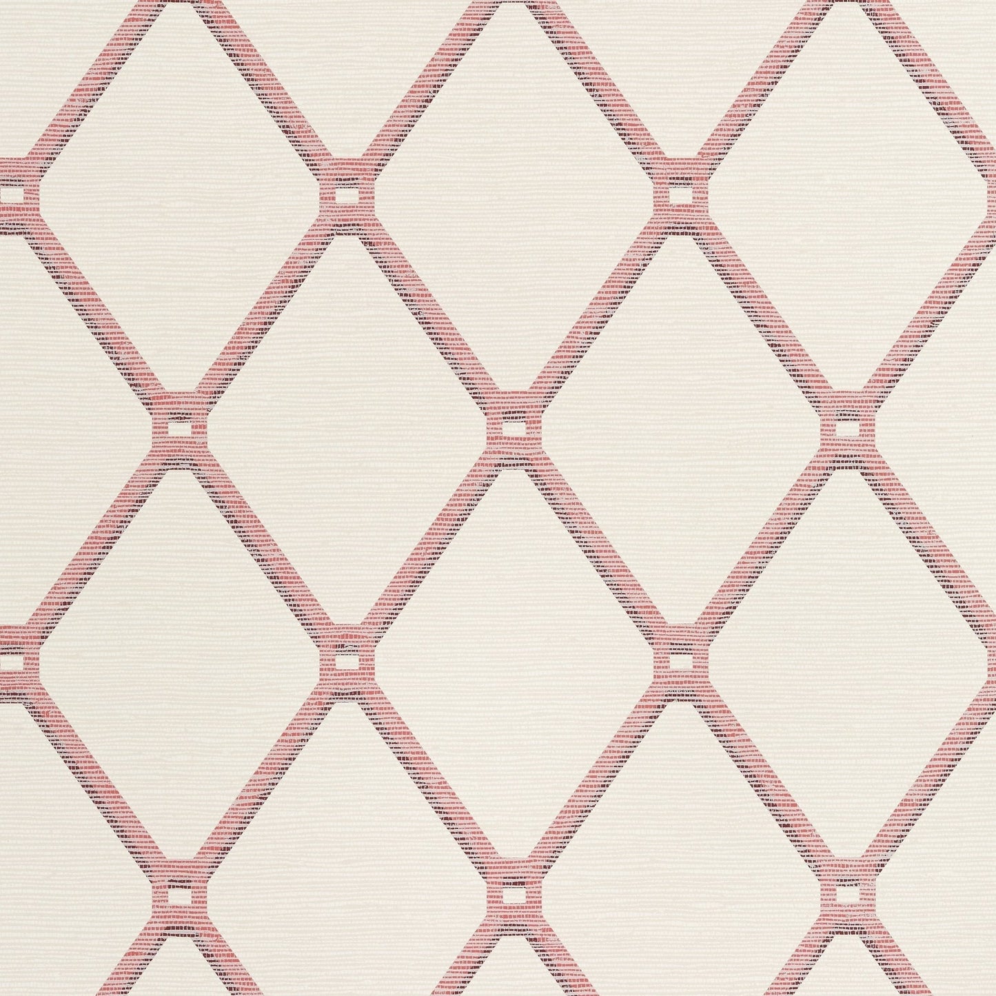 Easom Trellis Wallpaper - Red - Thibaut - T4053 - Premier Wallcovering