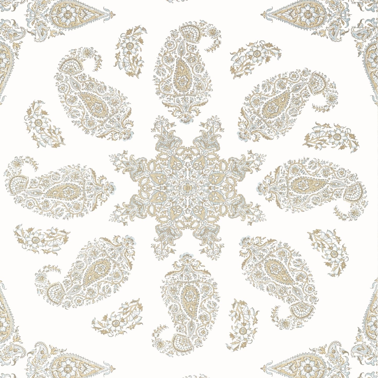 East India Wallpaper - Beige - Thibaut - T36427 - Premier Wallcovering