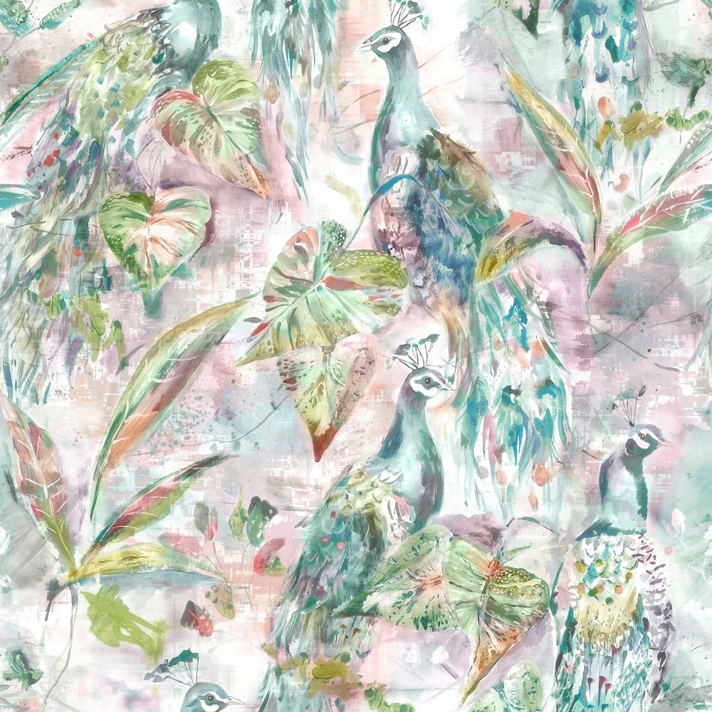 Ebba Wallpaper - Coral - Voyage Maison - EBBA/WPO/COR - Premier Wallcovering