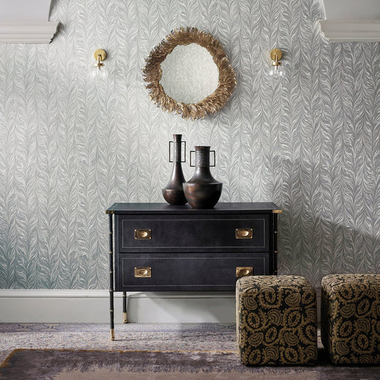 Ebru II Wallpaper - Snow - ZDAR312865 - Zoffany - Premier Wallcovering