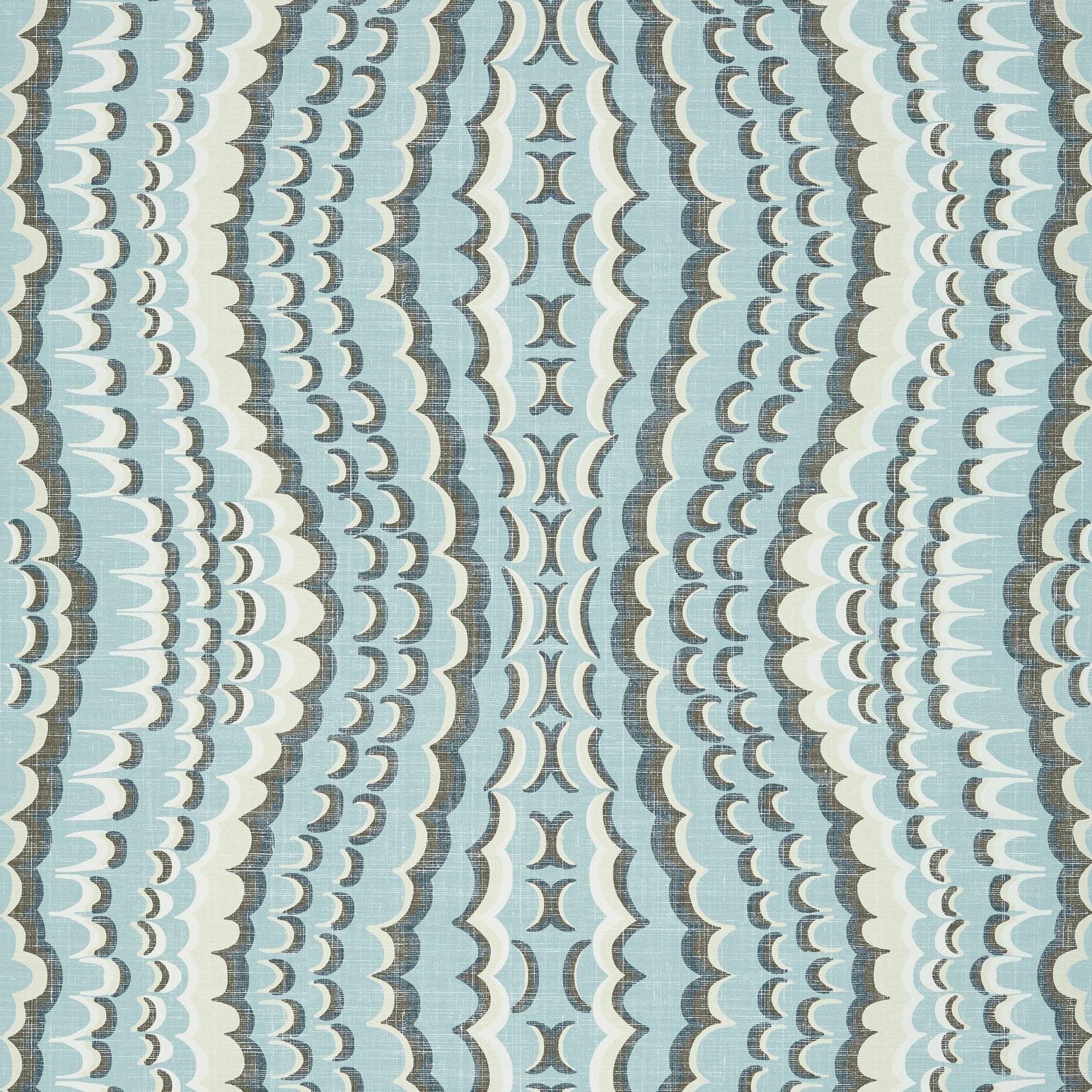 Ebru Wallpaper - Aqua - Thibaut - T2983 - Premier Wallcovering