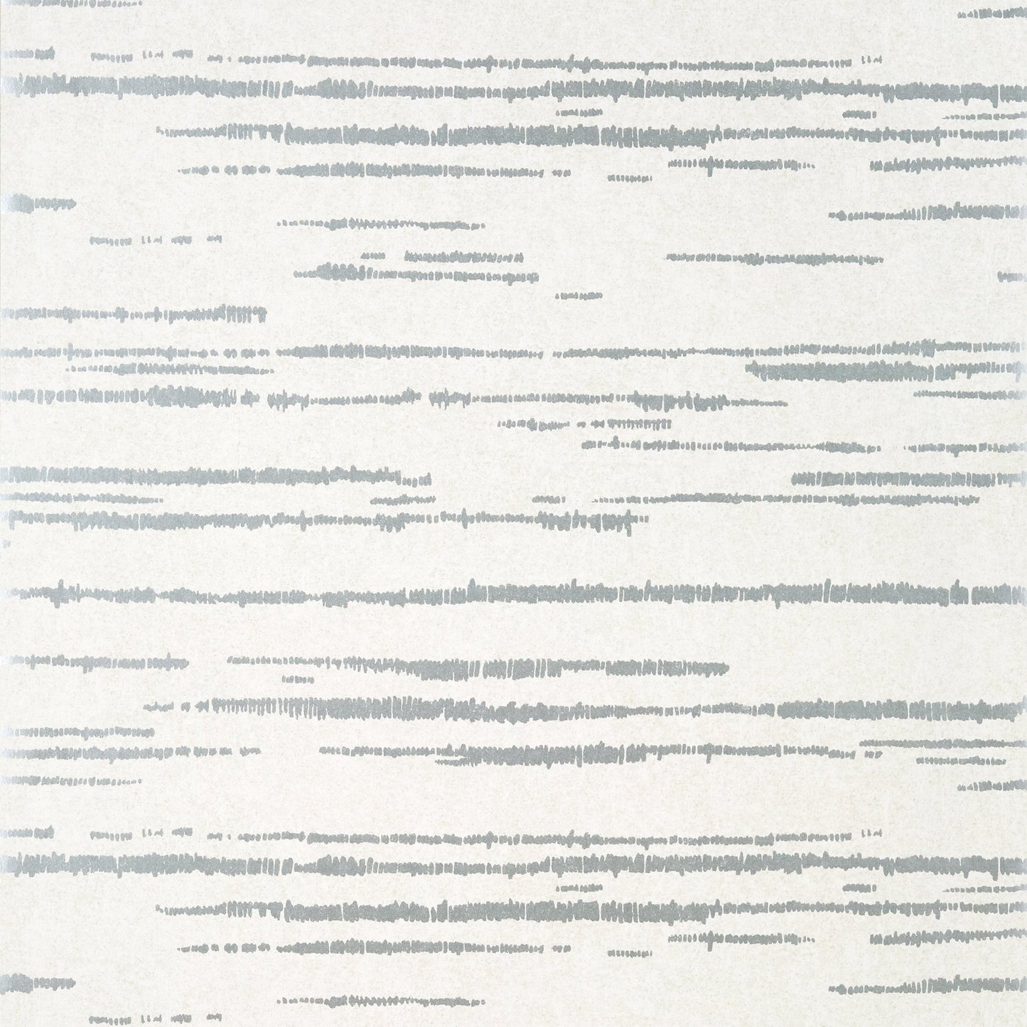 Echo Wallpaper - Metallic Silver on White - Thibaut - T10453 - Premier Wallcovering