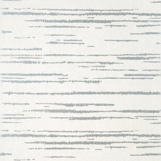 Echo Wallpaper - Metallic Silver on White - Thibaut - T10453 - Premier Wallcovering