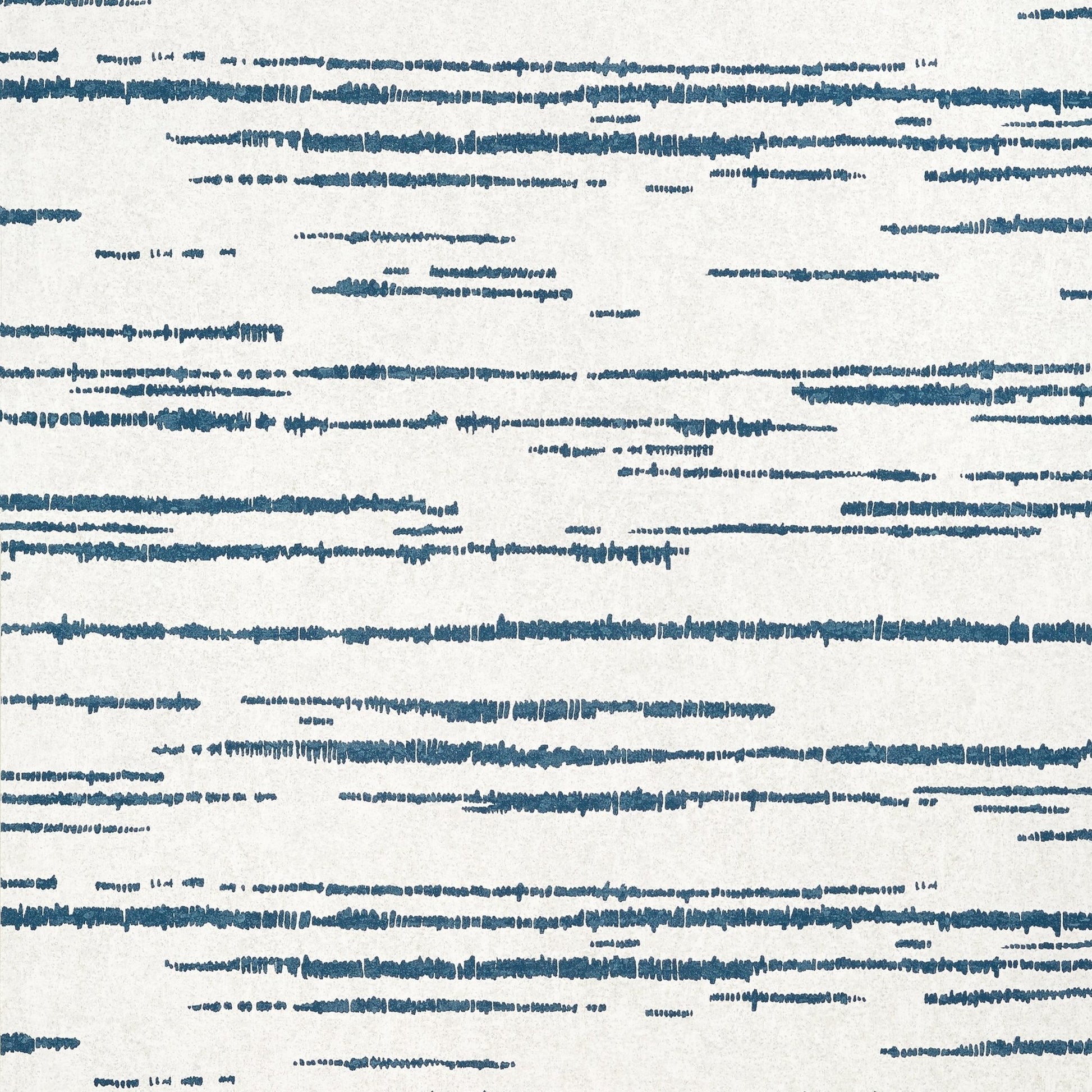 Echo Wallpaper - Blue on White - Thibaut - T10457 - Premier Wallcovering