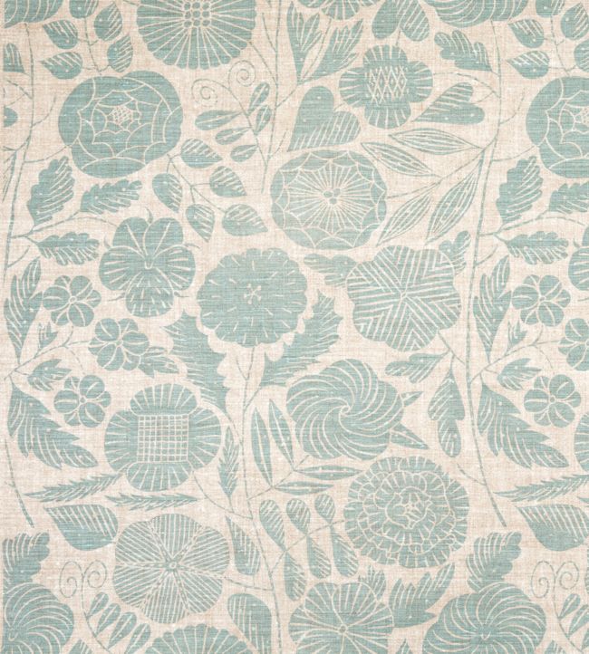 Eden Fabric - Aqua - Christopher Farr Cloth - CF121 - 02 - Premier Wallcovering